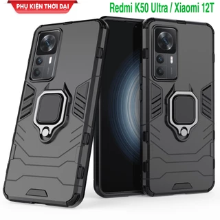 Ốp lưng Redmi K50 Ultra / Xiaomi 12T / 12T Pro / 13T / K60 Ultra Iron Man Iring chống sốc giá đỡ xem phim