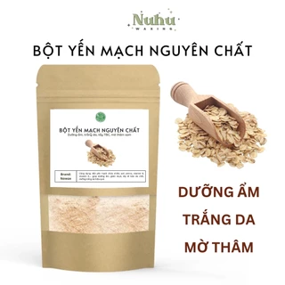 Bột yến mạch nguyên chất xay mịn 100gr - Dưỡng da, có thể ăn được