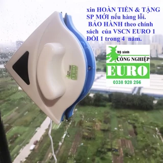 Bộ lau kính 2 mặt VSCN EURO [Hút nam châm vĩnh cửu]