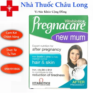 PREGNACARE NEW MUM - VIÊN UỐNG ĐẸP DA, CHỐNG RỤNG TÓC CHO PHỤ NỮ SAU SINH - Nội Địa Anh