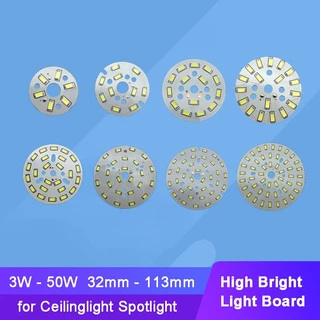 Set 2 Chip Đèn Led Tròn 2835 SMD 3W - 50W 32mm-113mm