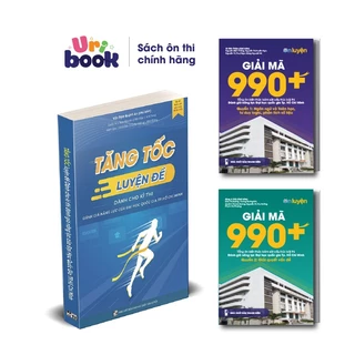 Combo Sách Tăng tốc luyện đề và Giải mã 990+ Tổng ôn kiến thức bài thi đánh giá năng lực ĐHQG HCM