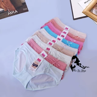 Quần lót nữ cotton kháng khuẩn đẹp sexy co dãn 4 chiều mặc thoải mái mã 2300 free size 30-49kg