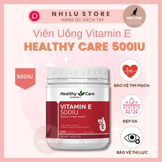 Healthy Care Vitamin E 500IU – SẢN PHẨM Bổ Tim Và Chống Lão Hóa Hiệu Quả