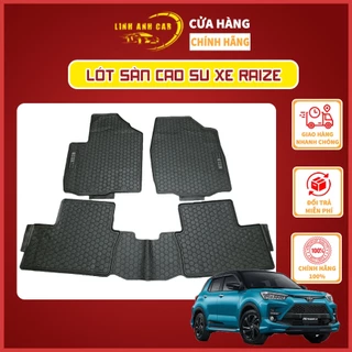 Thảm Lót Sàn Linh Anh Car - Lót Sàn Oto Raize, Thảm Sàn Cao Su Đúc Không Mùi Cao Cấp Nissin