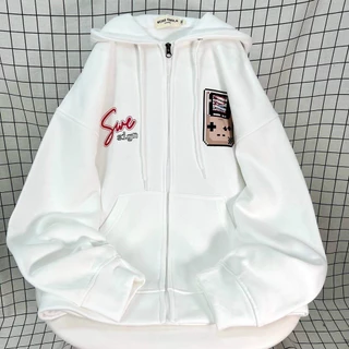 Áo khoác hoodie zip có nón vải nỉ bông cao cấp in SWE XOXO form rộng unisex nam nữ-áo khoác Uzzang