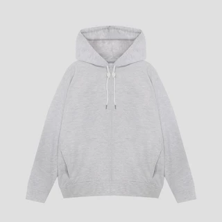 Áo hoodie GINDY trơn chất nỉ da cá form rộng unisex sweater dài tay có mũ basic nam nữ thời trang thu đông A082