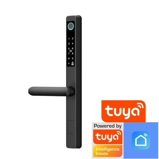 Khóa thông minh A5 Wifi TUYA mở khóa bằng Mật khẩu Vân tay Thẻ từ Điện thoại Chìa cơ truyền thống, app Smartlife