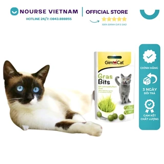 Viên cỏ mèo Gimcat hỗ trợ tiêu hóa tiêu búi lông cho mèo NourseVietnam VG02 (140g)