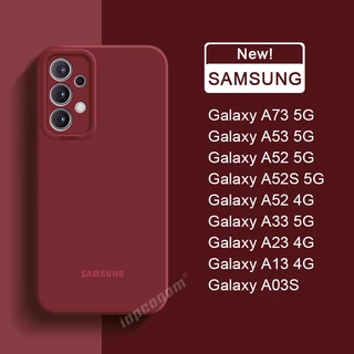 Ốp Điện Thoại Silicon Dẻo Màu Trơn Cho Samsung Galaxy A73 A53 A33 5G A23 A13 A04 A03S A03 4G