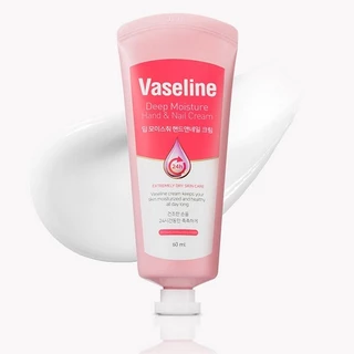 Kem Dưỡng Da Tay & Móng Tay Vaseline Deep Moisture Hand & Nail Cream 60ml Hàn Quốc