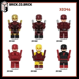 Đồ chơi Lắp ráp Series Daredevil Phim Siêu Nhân Mù Nhân vật Minifigure Siêu Anh Hùng X0346