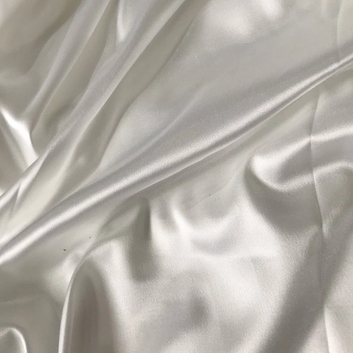 Vải Taffeta Trắng Trơn Khổ 1m5 - Tạo Độ Bồng, Co Giãn Nhẹ - May Đầm, Vest, Bộ Vest, Chân Váy, Đồ Thiết Kế