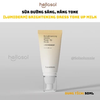 Kem Nâng Tone Dạng Sữa Lumiderm Brightening Dress Tone Up Milk