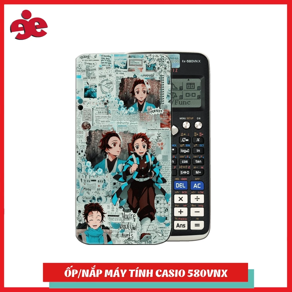 ỐP máy tính Casiofx 580 - In theo yêu cầu ib gửi ảnh shop nhé!!