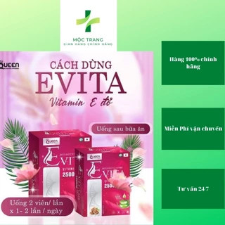 Viên Uống Vitamin E Đỏ 2500IU ( Hộp 30 Viên )