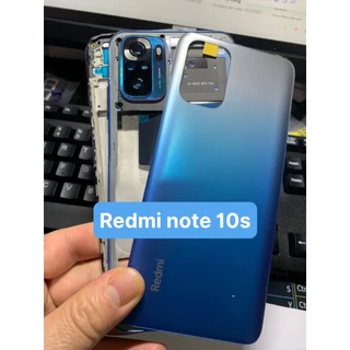 Bộ xương vỏ Zin xiaomi redmi Note 10s / Note 10 - 4G lắp chung, kèm kính cam, phím âm lượng, khay sim