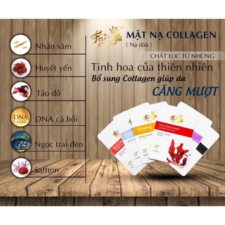 Mặt nạ coll.ag.en ( mặt nạ dừa) Fairy dưỡng trắng, cấp ẩm, nâng cơ