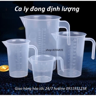 Ca ly đong định lượng 100ml - 250ml - 500ml - 1000ml - 2000ml pha chế, làm bánh (chất dày, bền, đẹp)