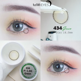 [1 year] Kính áp tròng LUNA EYES 434 GREEN - Lens size nhỏ