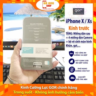 Kính Cường Lực iPhone X / Xs Full màn 9H hãng Gor cao cấp