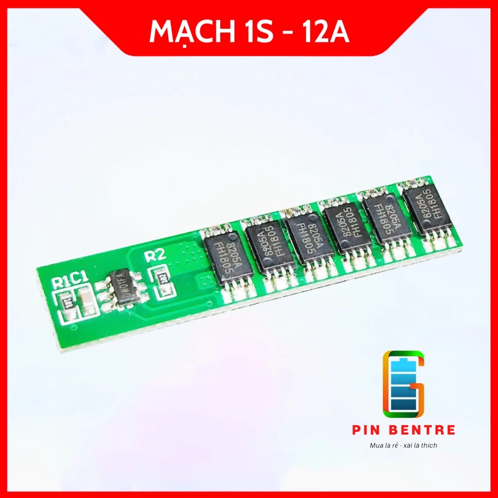 Mạch 1S dòng 6A - 12A sạc và bảo vệ Pin Li-ion [PBT247]