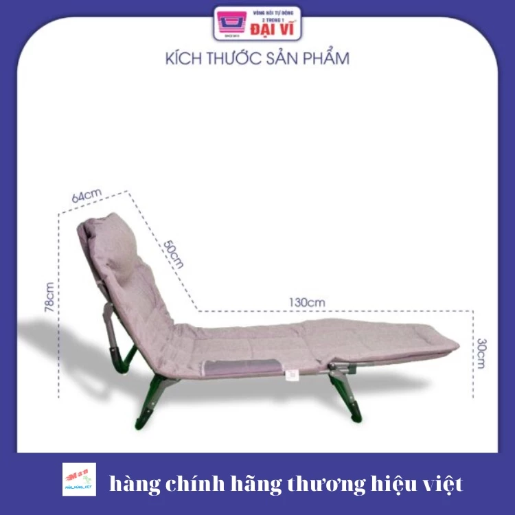 Giường xếp văn phòng chính hãng đại vĩ bảo hành 3 năm ghế nằm văn phòng siêu gọn nhẹ- Giường Gấp Đa Năng đại vĩ