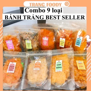 Combo 9 loại bánh tráng - ăn vặt siêu ngon