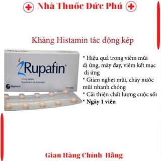 DỊ ỨNG MỀ ĐAY CÓ NGAY RUPAFIN xx