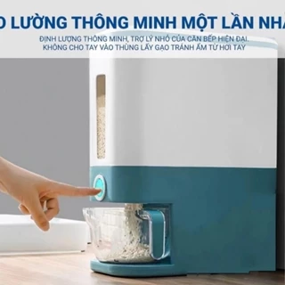 Thùng đựng gạo thông minh công nghệ nhật bản Việt Nhật - chống ẩm, chống mối mọt, dung tích 10kg