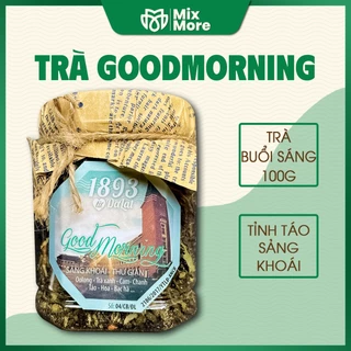 Trà hoa thảo mộc sấy khô Goodmorning Đà Lạt 1893, trà buổi sáng thư giãn, tỉnh táo