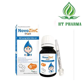 [Chính hãng] NovoZinC Drops kẽm hữu cơ nhỏ giọt giúp ăn ngon, tiêu hoá tốt và tăng đề kháng Lọ 15ml