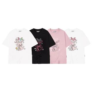 Áo thun form nữ SLC - regular tee "Happy Bunny"