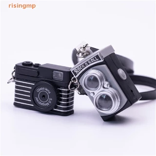 Móc Khóa Hình Camera Mini Có Đèn LED Nhiều Màu Sắc