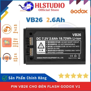 Pin VB26 cho đèn Flash Godox V1 HL Studio