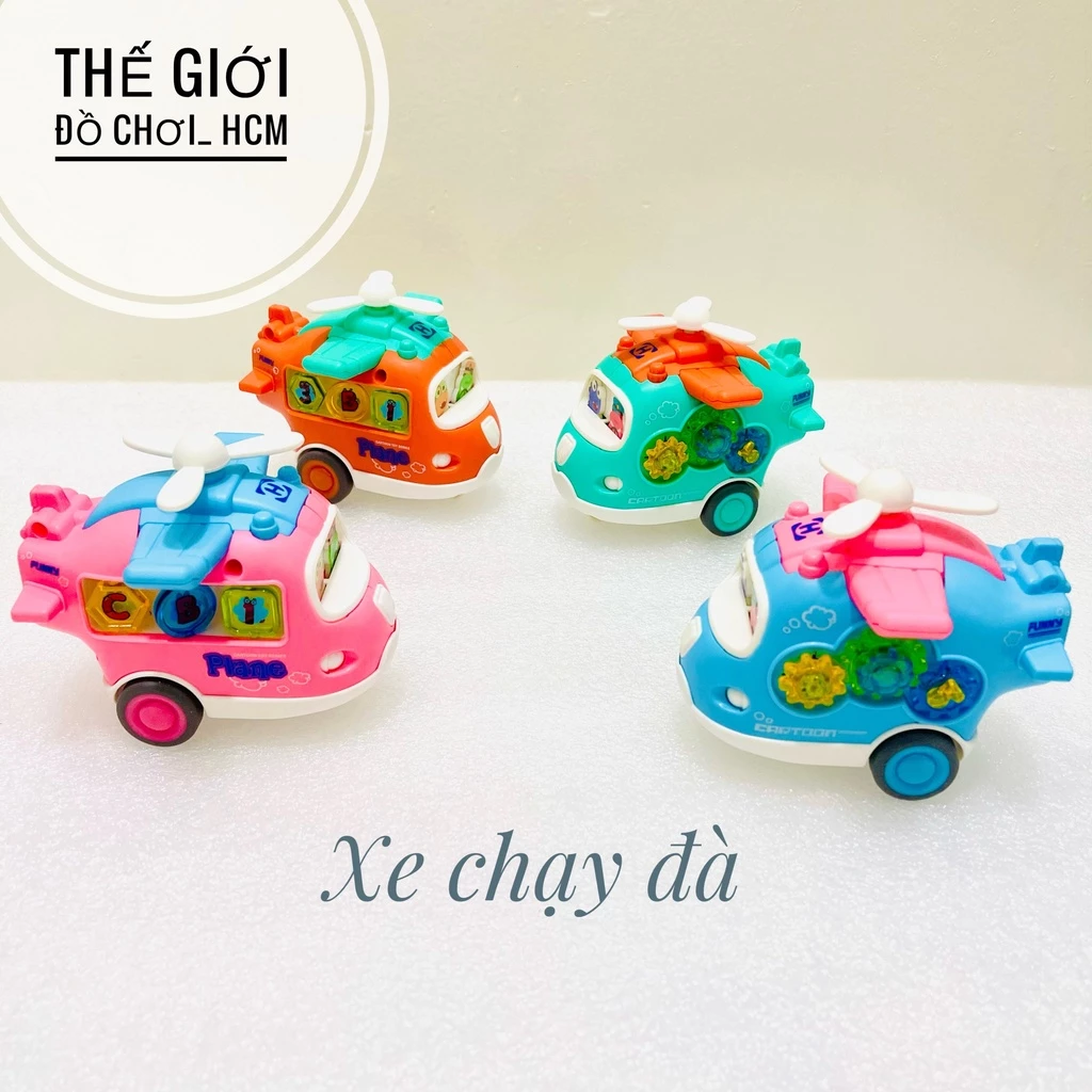 [RẤT ĐẸP - CÁNH QUAY]  Đồ chơi trẻ em máy bay trực thăng chạy đà cho bé thích mô hình xe, mô hình máy bay đà đẩy 6675