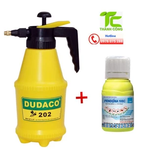 Thuốc diệt muỗi gián kiến Fendona 10SC 50ml + 1bình xịt Dudaco 2lít