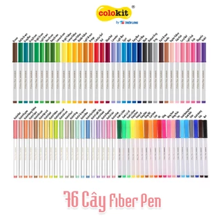 Bút lông màu Fiber Pen Thiên Long Colokit - Có thể rửa được- Combo 40/56/76 cây. .