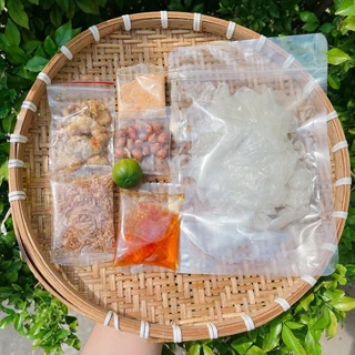 BÁNH TRÁNG PHƠI SƯƠNG TRỘN SATE - SỐT TẮC TÓP MỠ