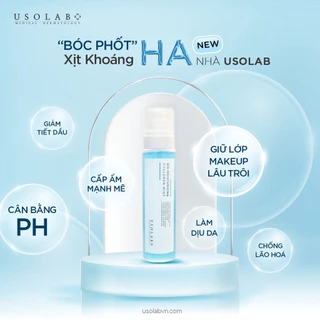 [CHÍNH HÃNG] USOLAB HA Mist & K Mist Xịt Khoáng Cấp Ẩm, Phục Hồi Da Nhạy Cảm