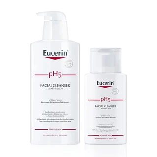 Sữa Rửa Mặt Eucerin Dịu Nhẹ Cho Da Nhạy Cảm pH5 Facial Cleanser Sensitive Skin 100ml