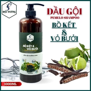 Dầu gội dưỡng sinh BỒ KẾT & VỎ BƯỞI Mộc Hương-Ngăn rụng kích mọc tóc 500ml & 1000ml