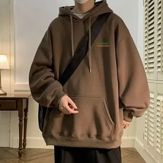 Áo hoodie In Chữ Phong Cách Hiphop Đường Phố Hàn Quốc Cho Nam