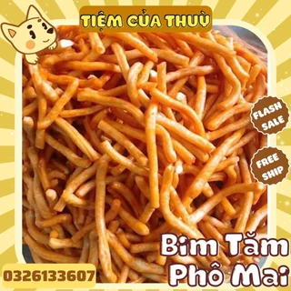 500G Snack Bim Tăm PHÔ MAI, Bim Bim Tăm Thơm Ngon Giòn Tan