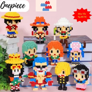 Mô hình Đồ chơi Lắp ráp One Piece Vua Hải Tặc, Nhân Vật Vua Đảo Hải Tặc Luffy,Zoro,Chopper,Ace,Brook,Sanji,Frankie...