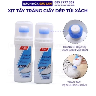 Chai xịt tẩy trắng giầy dép túi xách có đầu cọ