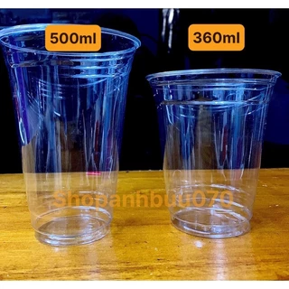 [Q11] 50 Ly 360-500ml-700ml Nhựa PET( hàng ly đẹp,dày)