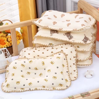 Gối Lõm Sơ Sinh Chống Bẹp Đầu Vải Xô Cotton Siêu Mềm Quảng Châu