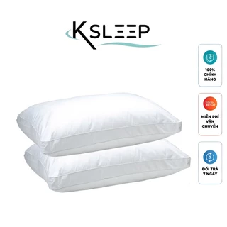 Ruột gối K-Sleep lông vũ khách sạn Microfiber cao cấp sợi nhân tạo kháng khuẩn