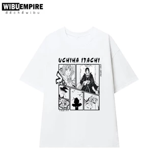 WIBU EMPIRE | Áo Thun Form Rộng Uchiha Itachi Manga  | Anime Naruto - Áo Phông Unisex